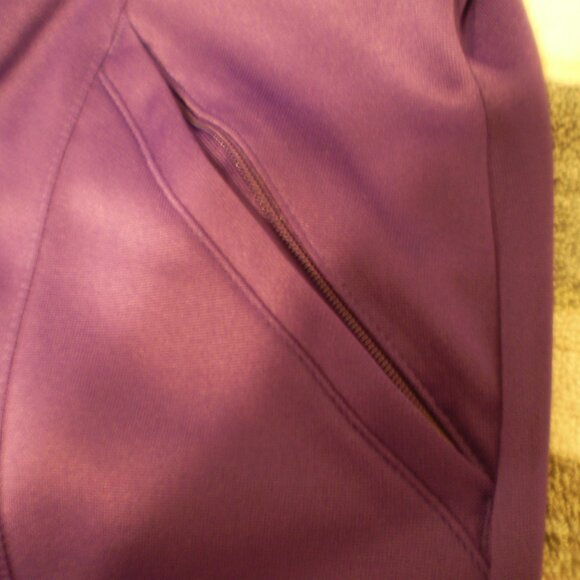 NIKE DRI FIT PURPLE LONG SLEEVE ACTIVE RUNNING JACKET SZ L - Picture 5 of 5